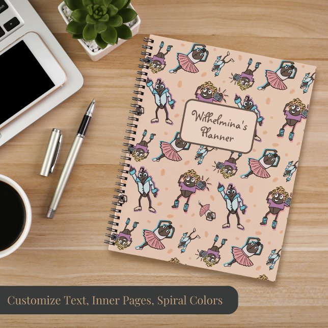 Cuaderno Personalizado Coffee Bean Dance Fiesta (Subido por el creador)