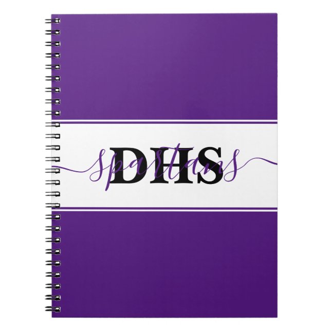 Cuaderno Personalizado colorblock de la escuela  (Frente)
