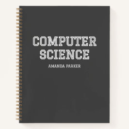 Cuaderno Personalizado con calendario de Ciencias de la Com