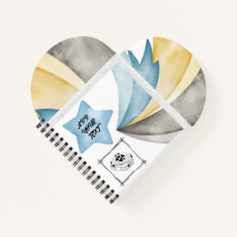 Cuaderno Personalizado con Forma de Corazón