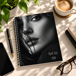 Cuaderno Personalizado con Foto en Blanco y Negro