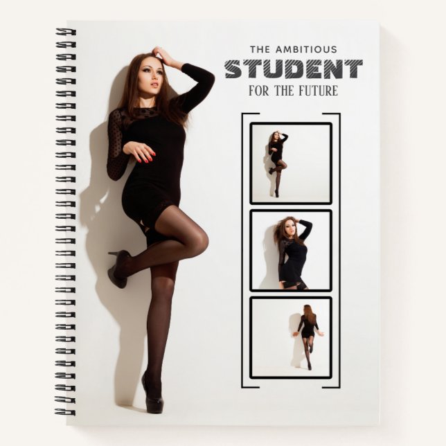 cuaderno personalizado con foto y nombre (Anverso)