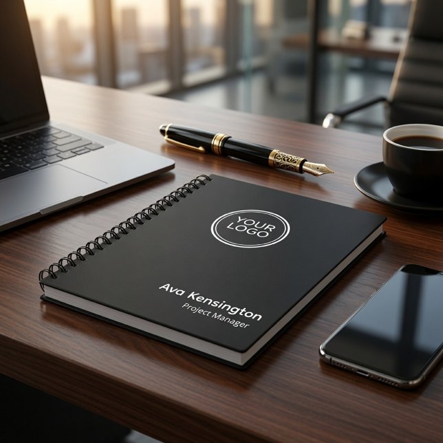 Cuaderno personalizado con logotipo de empresa pro (Subido por el creador)