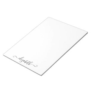 Cuaderno personalizado con monograma en letra eleg
