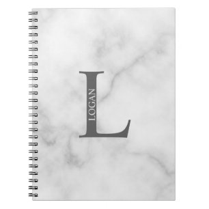 Cuaderno personalizado con monograma y nombre