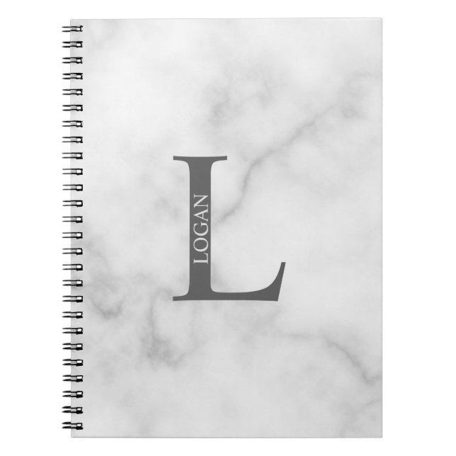 Cuaderno personalizado con monograma y nombre (Frente)