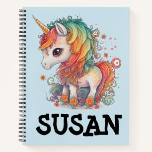 CUADERNO PERSONALIZADO CON NOMBRE EN ESPIRAL DE UN