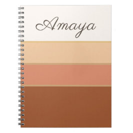 Cuaderno Personalizado con Nombre – Estilo de Firm