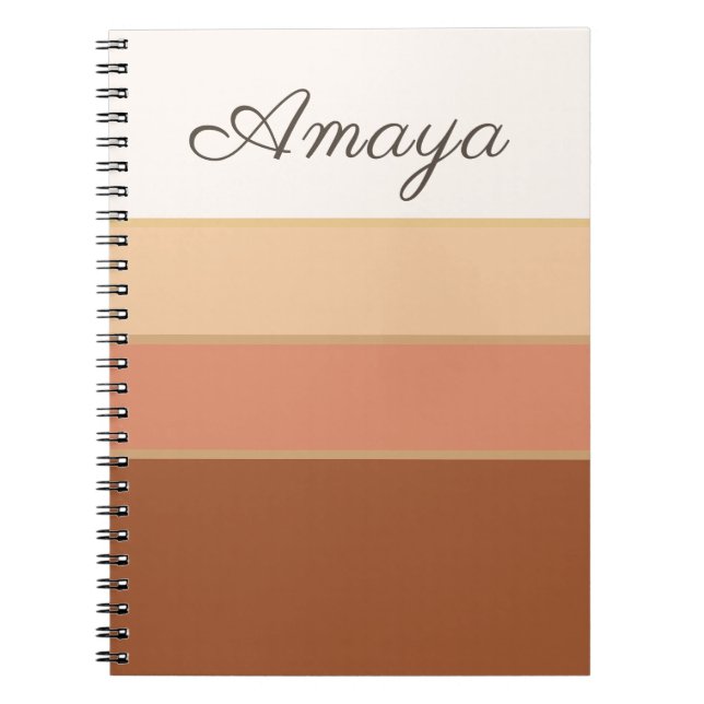 Cuaderno Personalizado con Nombre – Estilo de Firm (Frente)