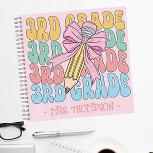Cuaderno Personalizado Con Nombre Personalizado De Maestra 