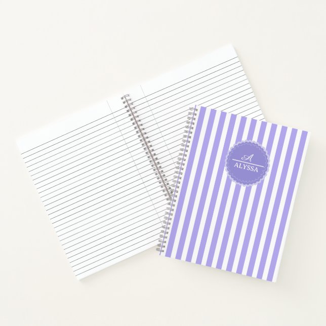 Cuaderno Personalizado con Nombre y Floral  (Interior)