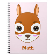 Cuaderno Personalizado con Patrón de Ardilla