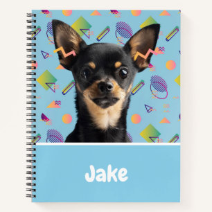 Cuaderno Personalizado con Patrón de Cachorro Ador