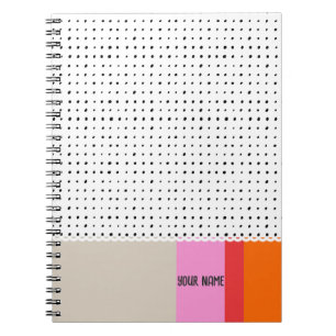 Cuaderno Personalizado con Patrón de Rayas Colorid