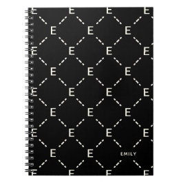 Cuaderno Personalizado con Patrón Geométrico de Mo