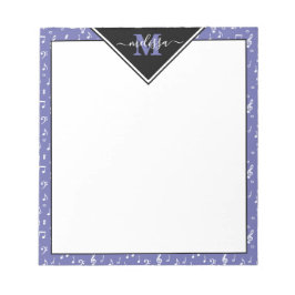 Cuaderno personalizado con símbolos musicales