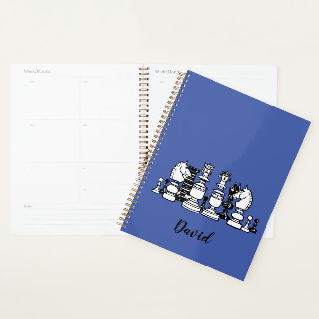 Cuaderno Personalizado con Tema de Ajedrez (Demostración)