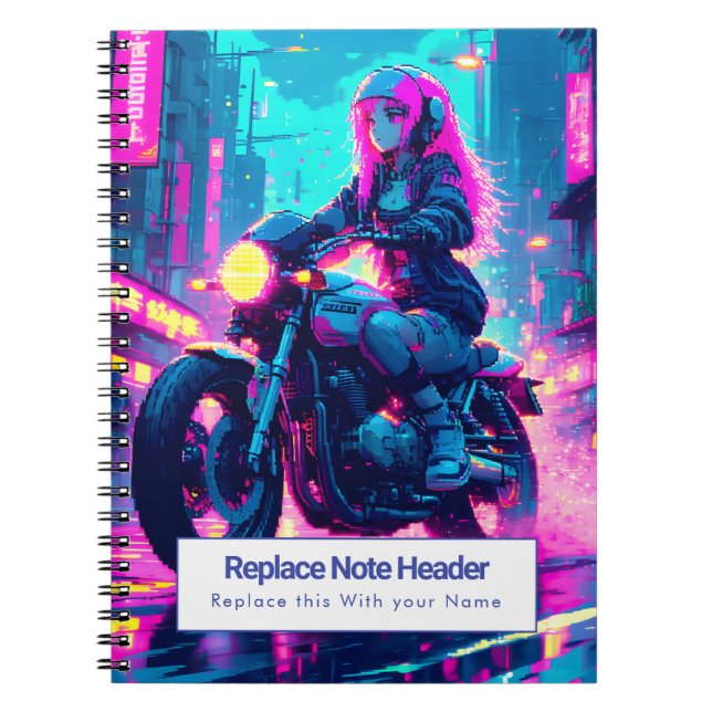 Cuaderno Personalizado con Tema de Anime (Frente)