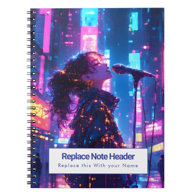 Cuaderno Personalizado con Tema de Anime (Frente)