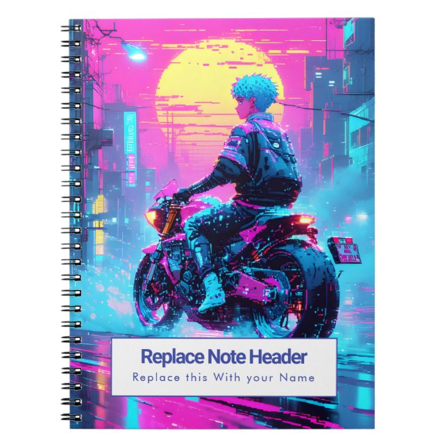 Cuaderno Personalizado con Tema de Anime (Frente)