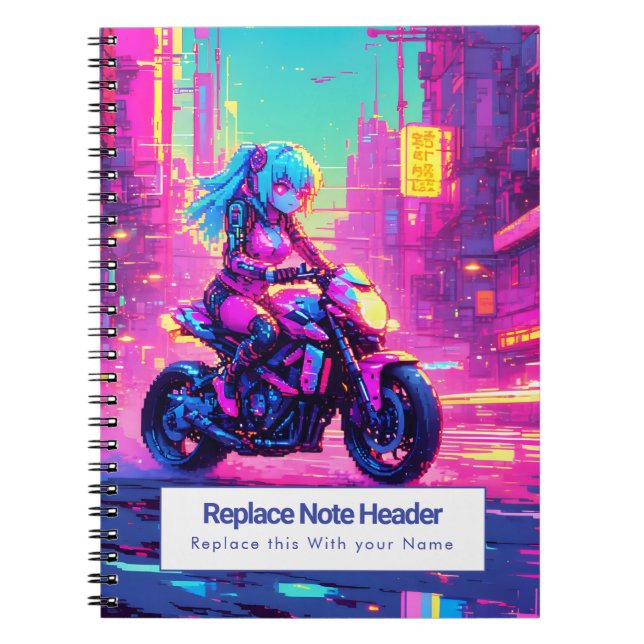 Cuaderno Personalizado con Tema de Anime (Frente)