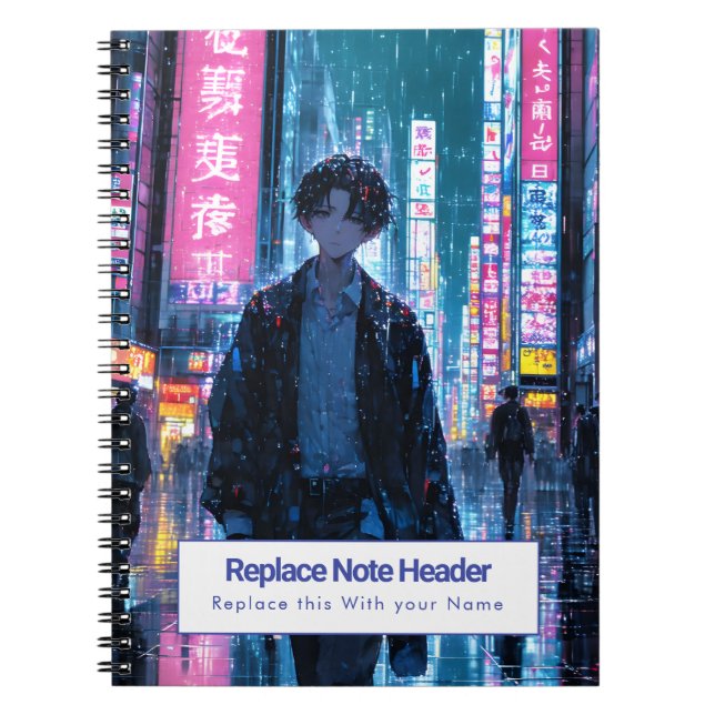 Cuaderno Personalizado con Tema de Anime (Frente)
