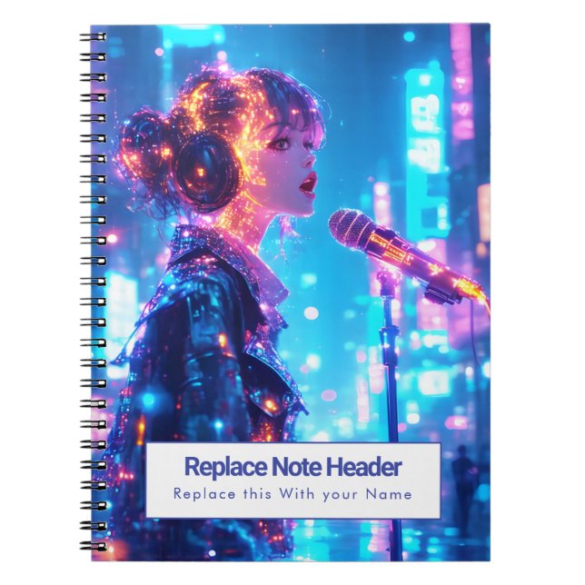 Cuaderno Personalizado con Tema de Anime (Frente)