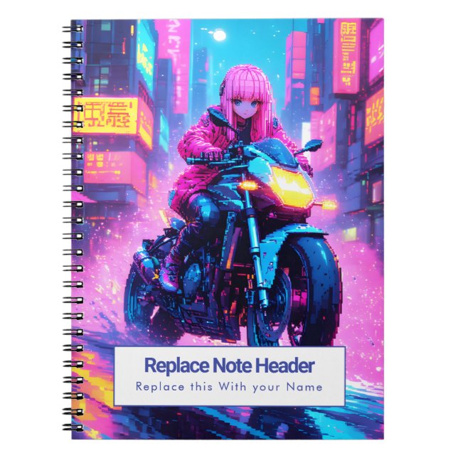 Cuaderno Personalizado con Tema de Anime (Frente)