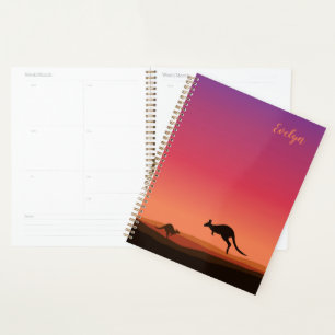 Cuaderno Personalizado con Tema de Canguro