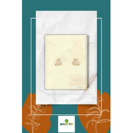 Cuaderno Personalizado con Tema de Osito – Regreso