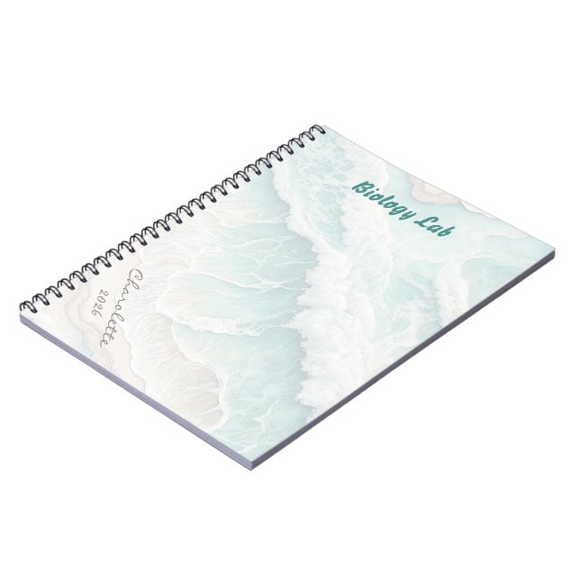 Cuaderno Personalizado con Tema de Playa (Lado Izquierdo)