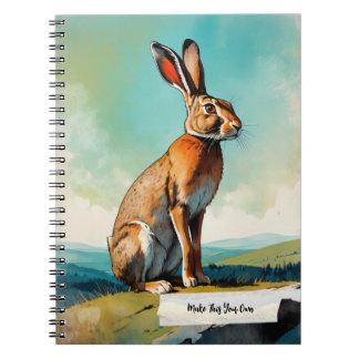 Cuaderno Personalizado Conejo Vintage Journal