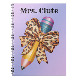 Cuaderno personalizado coqueta acuarela lápiz de impresión 