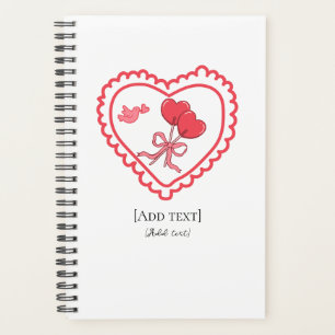 Cuaderno Personalizado Corazón Dulce Chupete & Páj