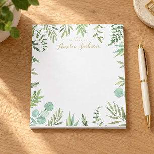 Cuaderno Personalizado Corona de Hoja Verde Papele