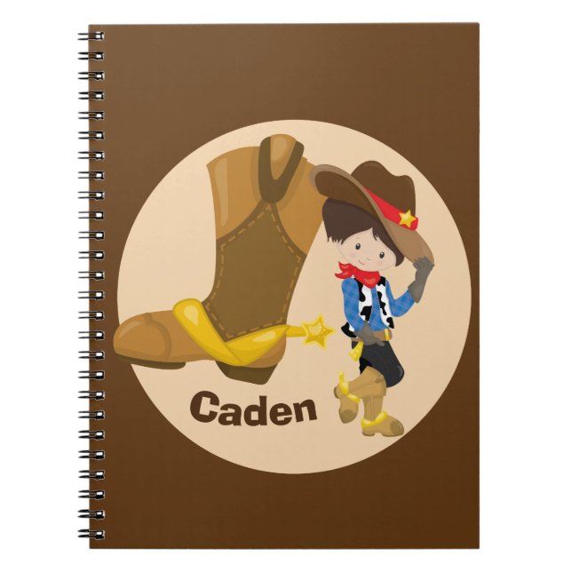 Cuaderno Personalizado Cowboy Kids (Frente)