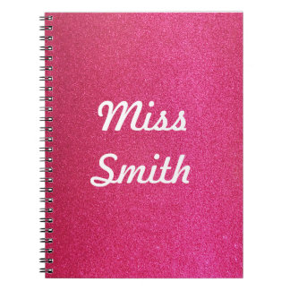 Cuaderno personalizado cualquier chispa de color