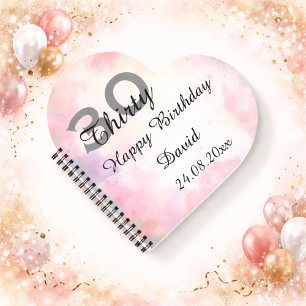 Cuaderno Personalizado Cumpleaños 30 Regalo Idea