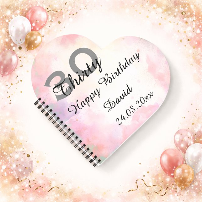 Cuaderno Personalizado Cumpleaños 30 Regalo Idea (Subido por el creador)