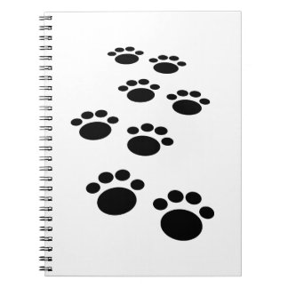 Cuaderno Personalizado Cute Mascota Paw Trail