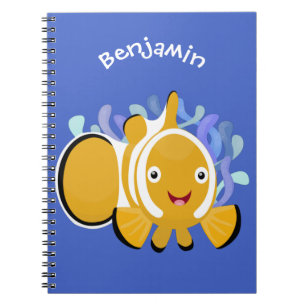 Cuaderno Personalizado de anenoma de payaso alegre