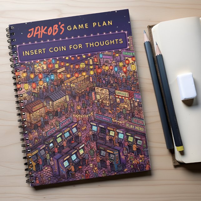 Cuaderno personalizado de Arcade Retro y Mercado N (Subido por el creador)
