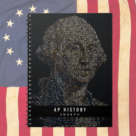 Cuaderno Personalizado de arte digital de Washington de vue