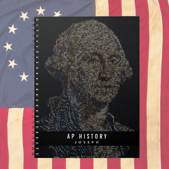 Cuaderno Personalizado de arte digital de Washington de vue (Comes in multiple interiors; lined, graph, sketch, etc.  Also comes in multiple sizes. )
