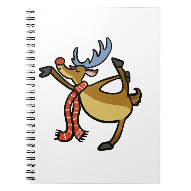 Cuaderno Personalizado de baile de Moose | elegir color de  (Frente)