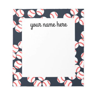 Cuaderno Personalizado de Béisbol