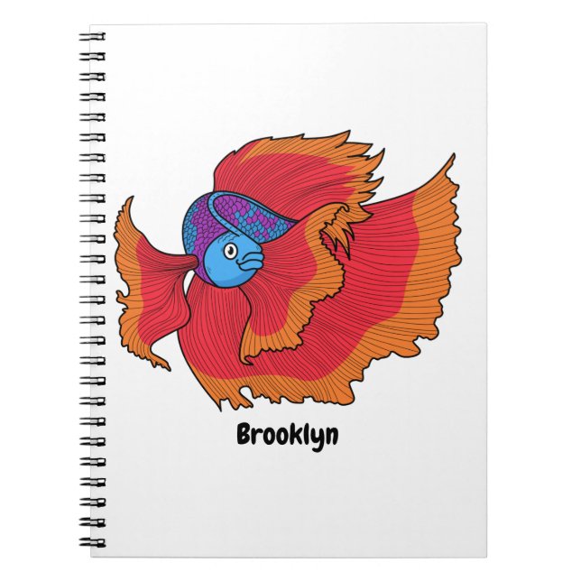 Cuaderno Personalizado de betas de pescado de los cimbros (Frente)