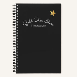 Cuaderno Personalizado de Bocetos Gold Star Ideas