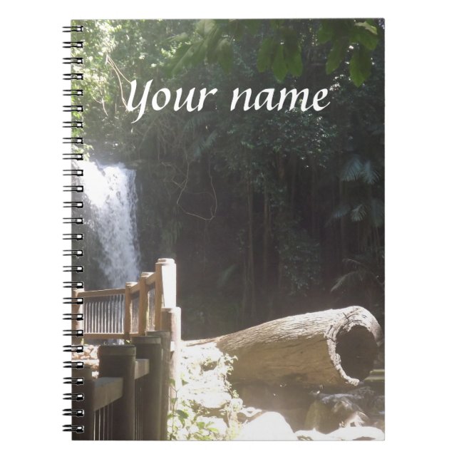 Cuaderno personalizado de caídas de curtis (Frente)