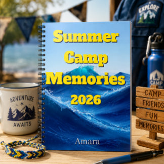 Cuaderno Personalizado de Campamento de Verano